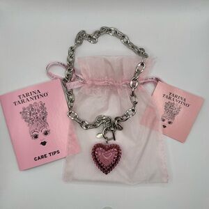 Tarina Tarantino Puffy Heart Necklace